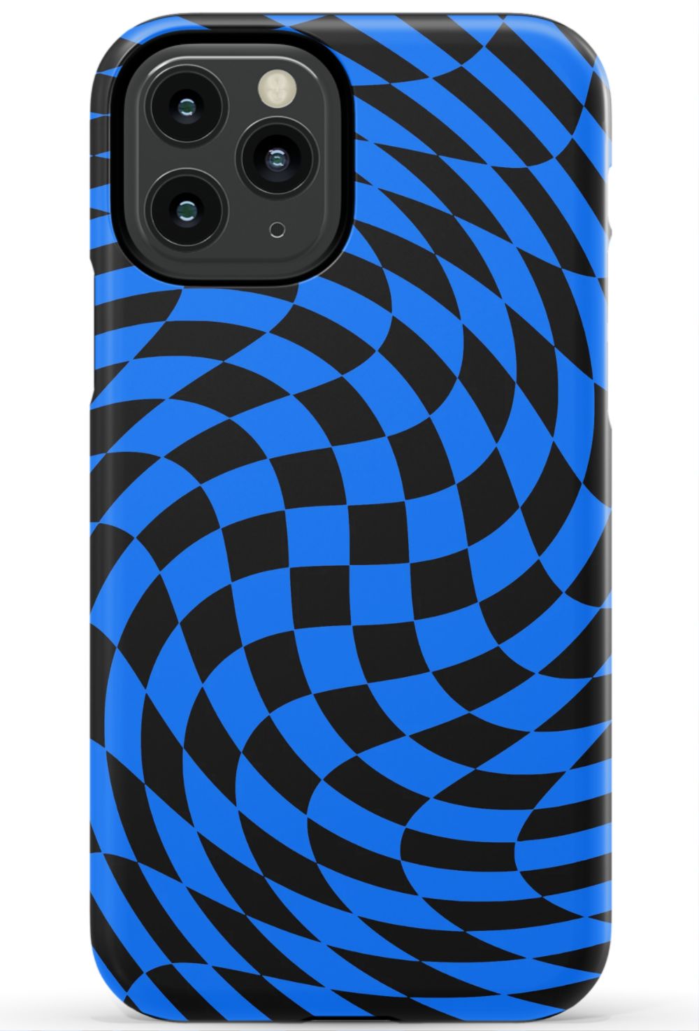 Twisted Blue Checkered Phone Case - B7Cases