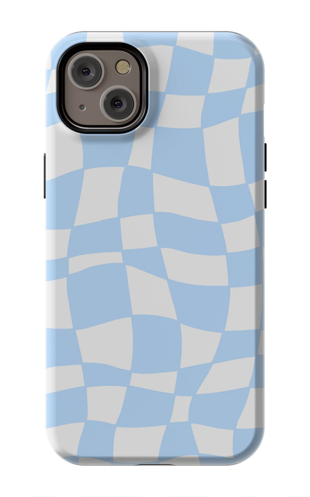 Light Blue Checkered Phone Case - B7Cases