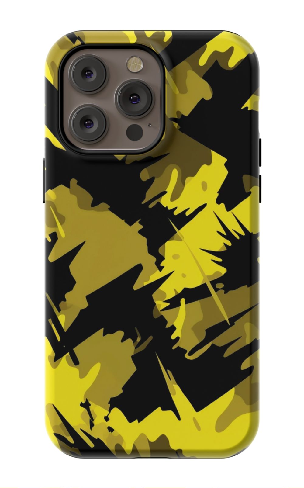 Yellow Blazing Camo Phone Case - B7Cases