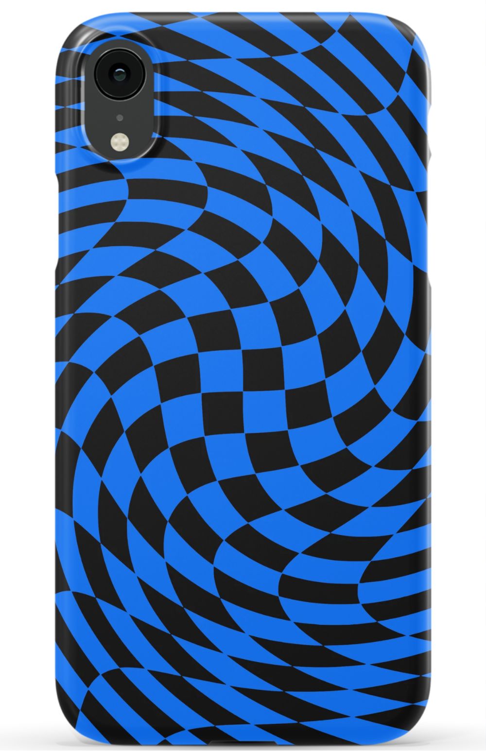 Twisted Blue Checkered Phone Case - B7Cases