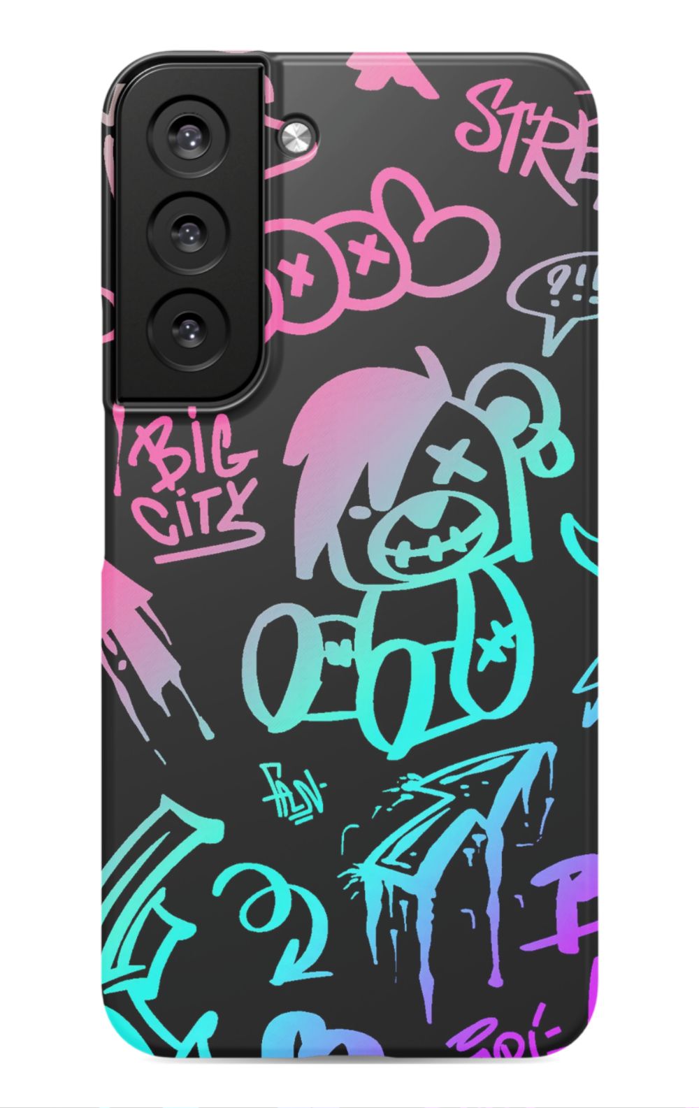 Neon Stickers Graffiti Phone Case - B7Cases