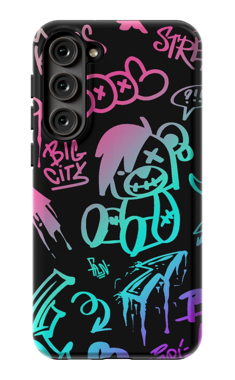 Neon Stickers Graffiti Phone Case - B7Cases