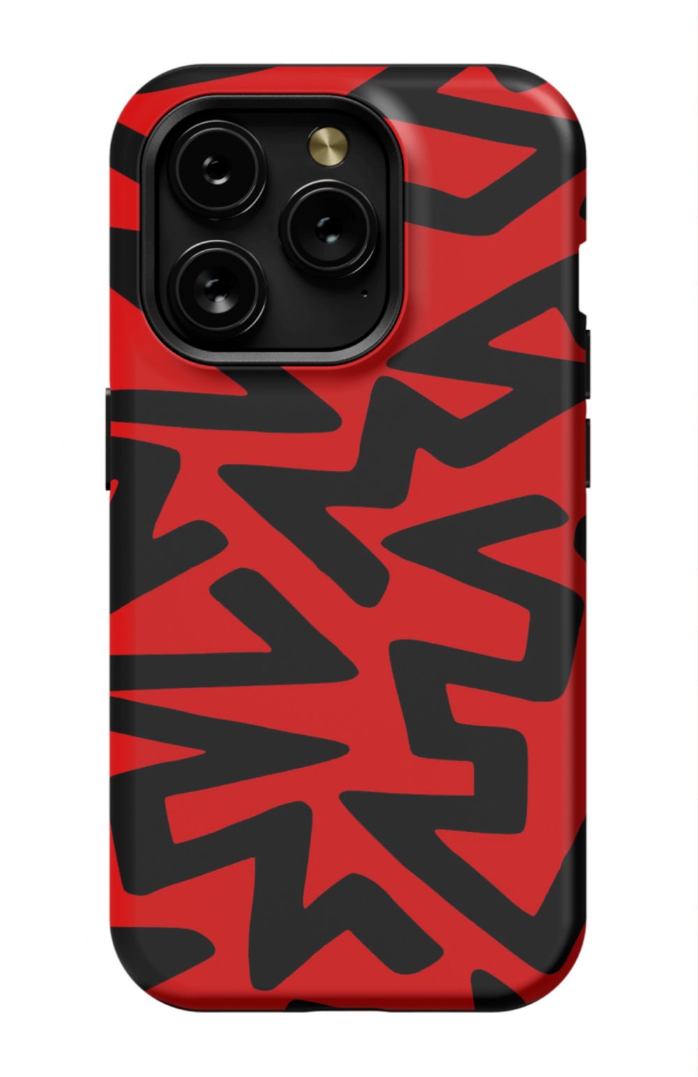 Red Abstract Shapes Phone Case - B7Cases