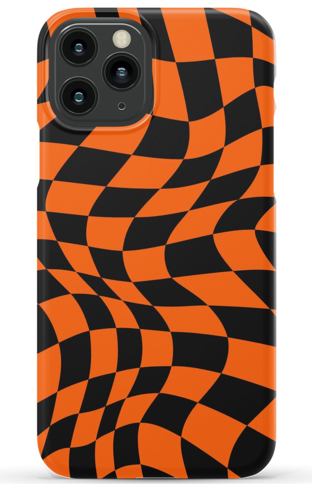 Orange Black Checkered Phone Case - B7Cases