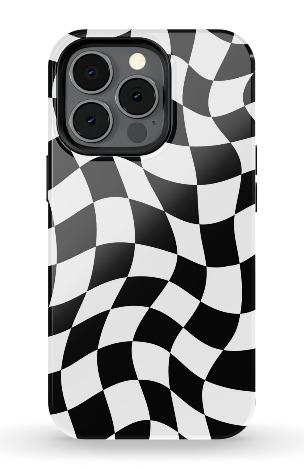 Black White Checkered Phone Case - B7Cases