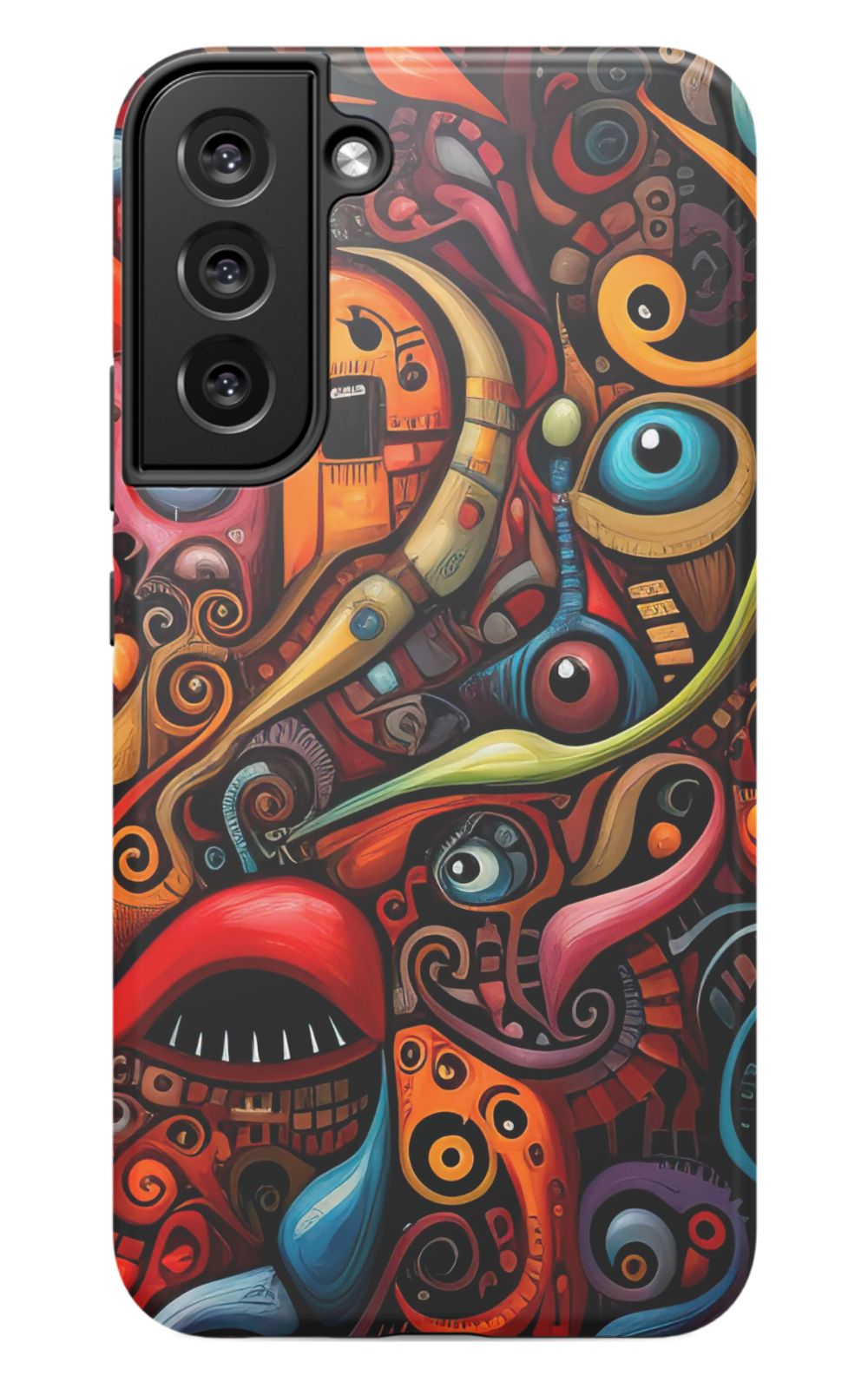 Psychedelic Eyes Graffiti Phone Case - B7Cases