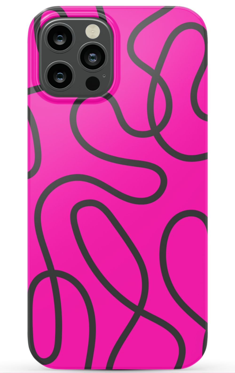 Pink Abstract Squiggles Phone Case - B7Cases
