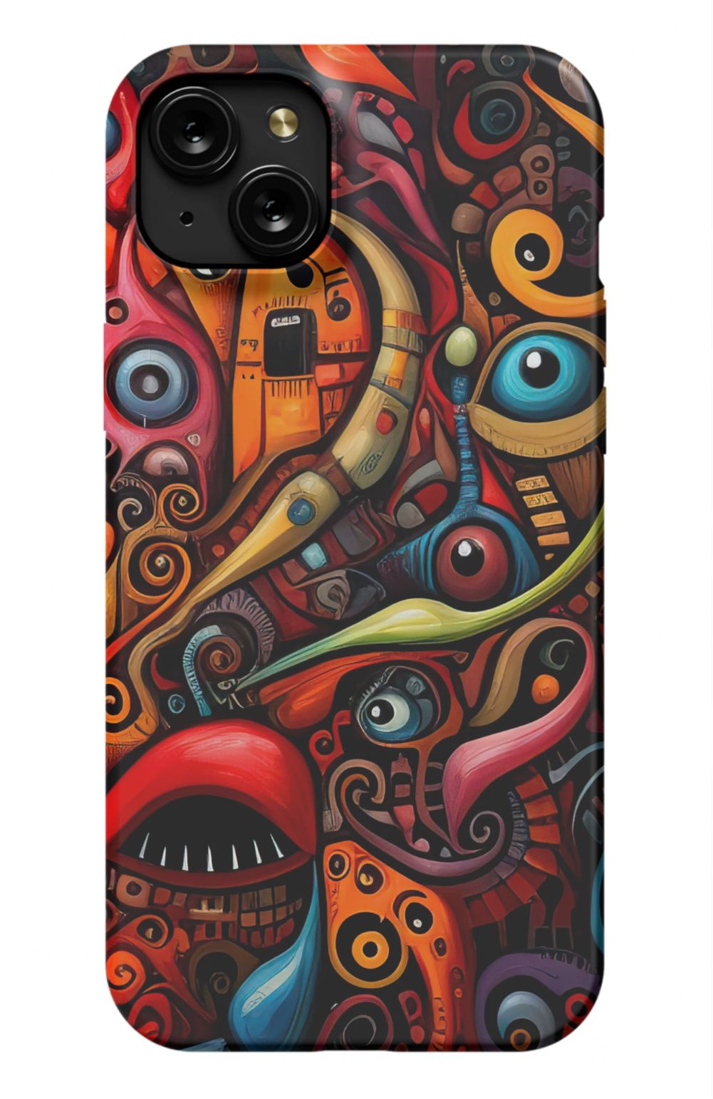 Psychedelic Eyes Graffiti Phone Case - B7Cases