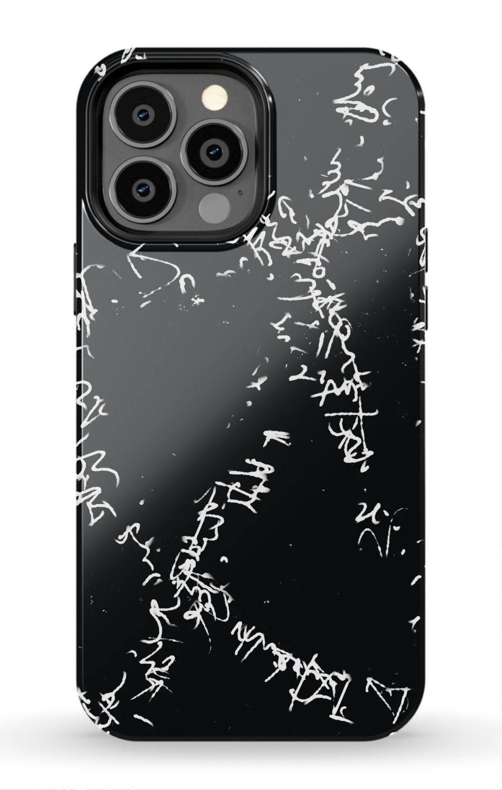 Dark Messy Graffiti Phone Case - B7Cases