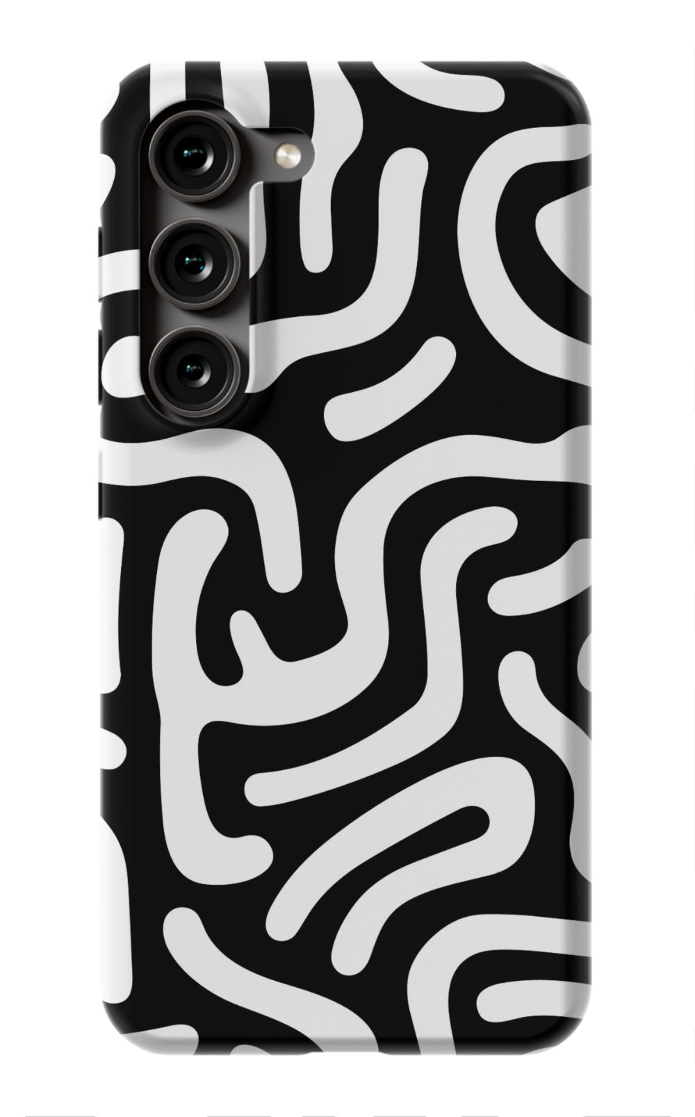 Monochrome Strokes Phone Case - B7Cases