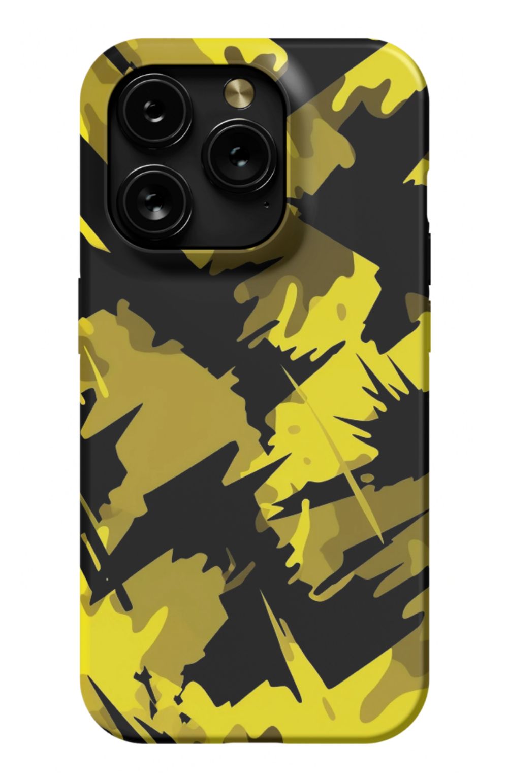 Yellow Blazing Camo Phone Case - B7Cases