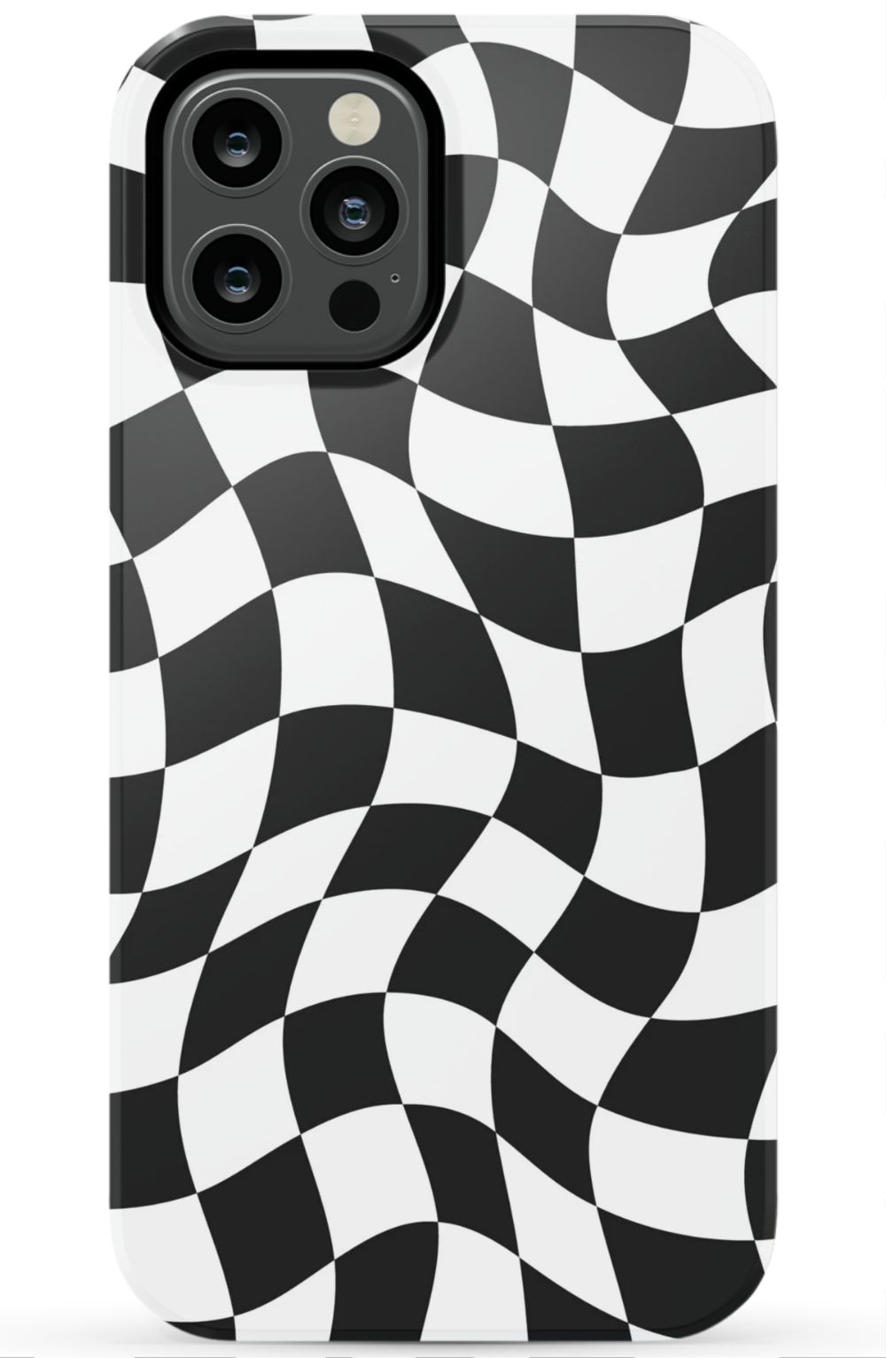Black White Checkered Phone Case - B7Cases