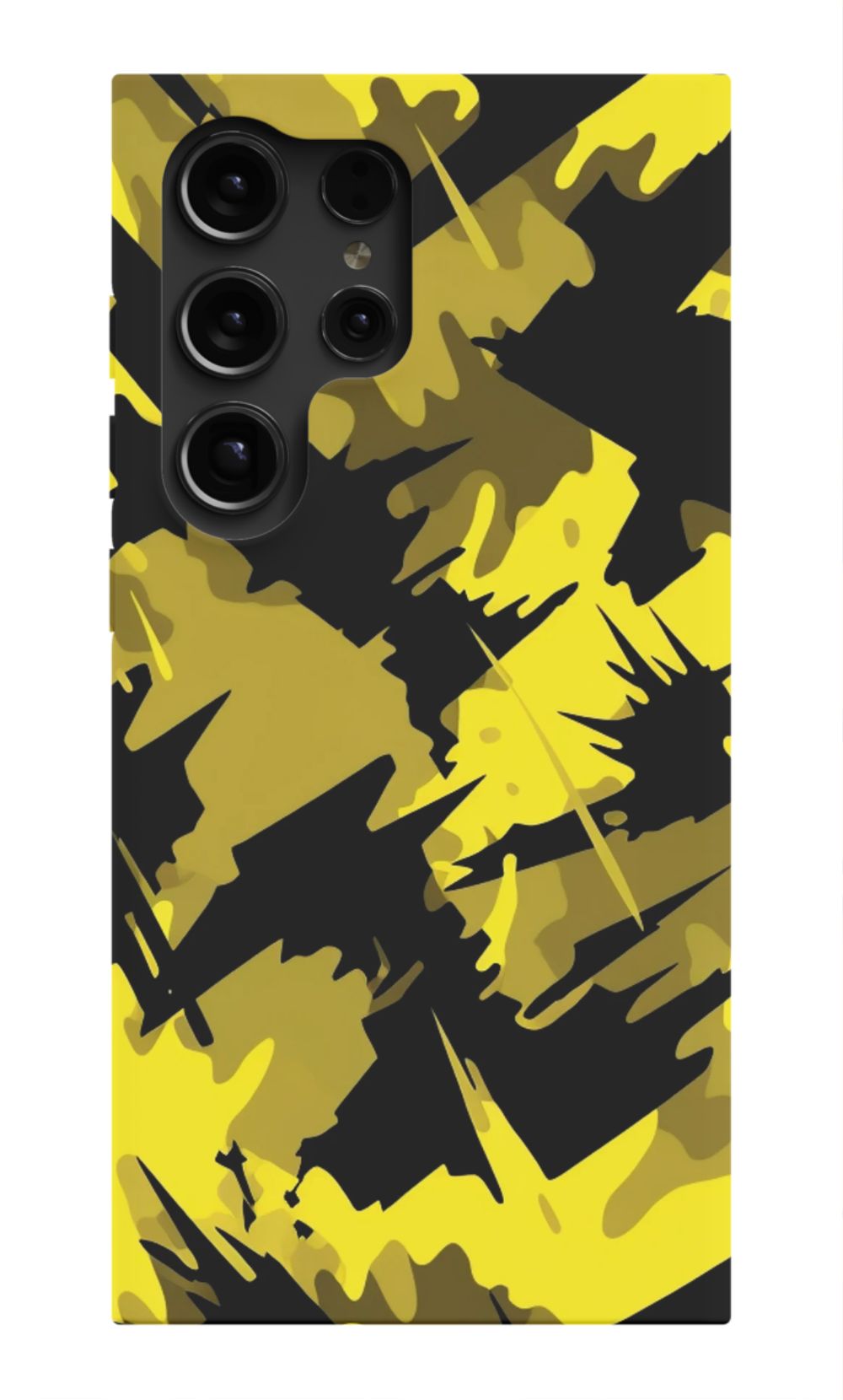 Yellow Blazing Camo Phone Case - B7Cases