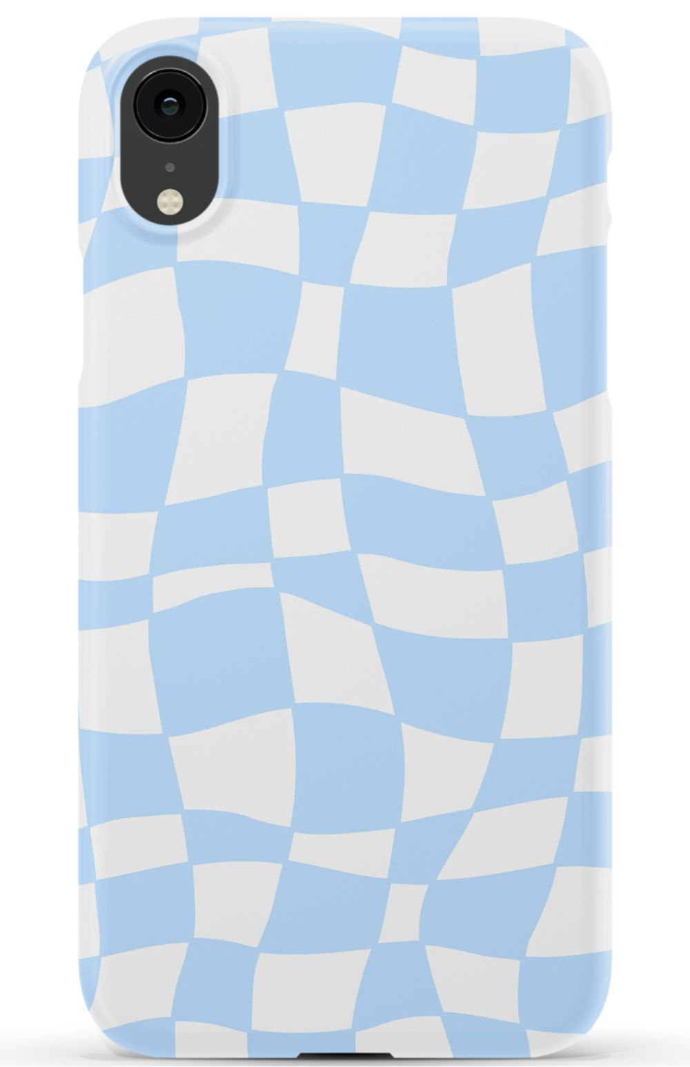 Light Blue Checkered Phone Case - B7Cases