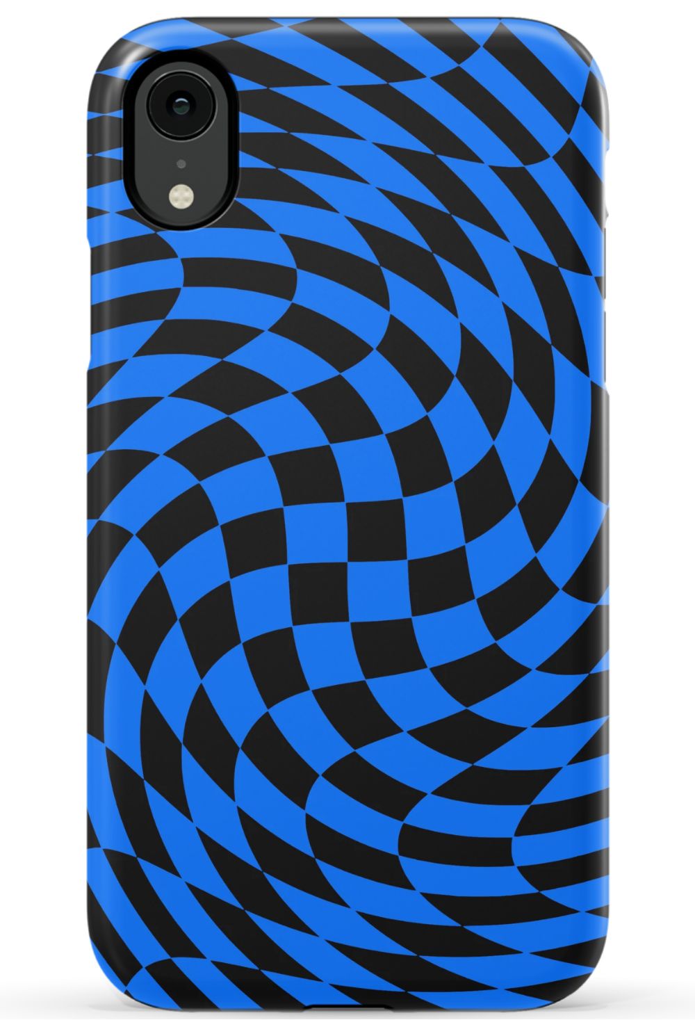 Twisted Blue Checkered Phone Case - B7Cases