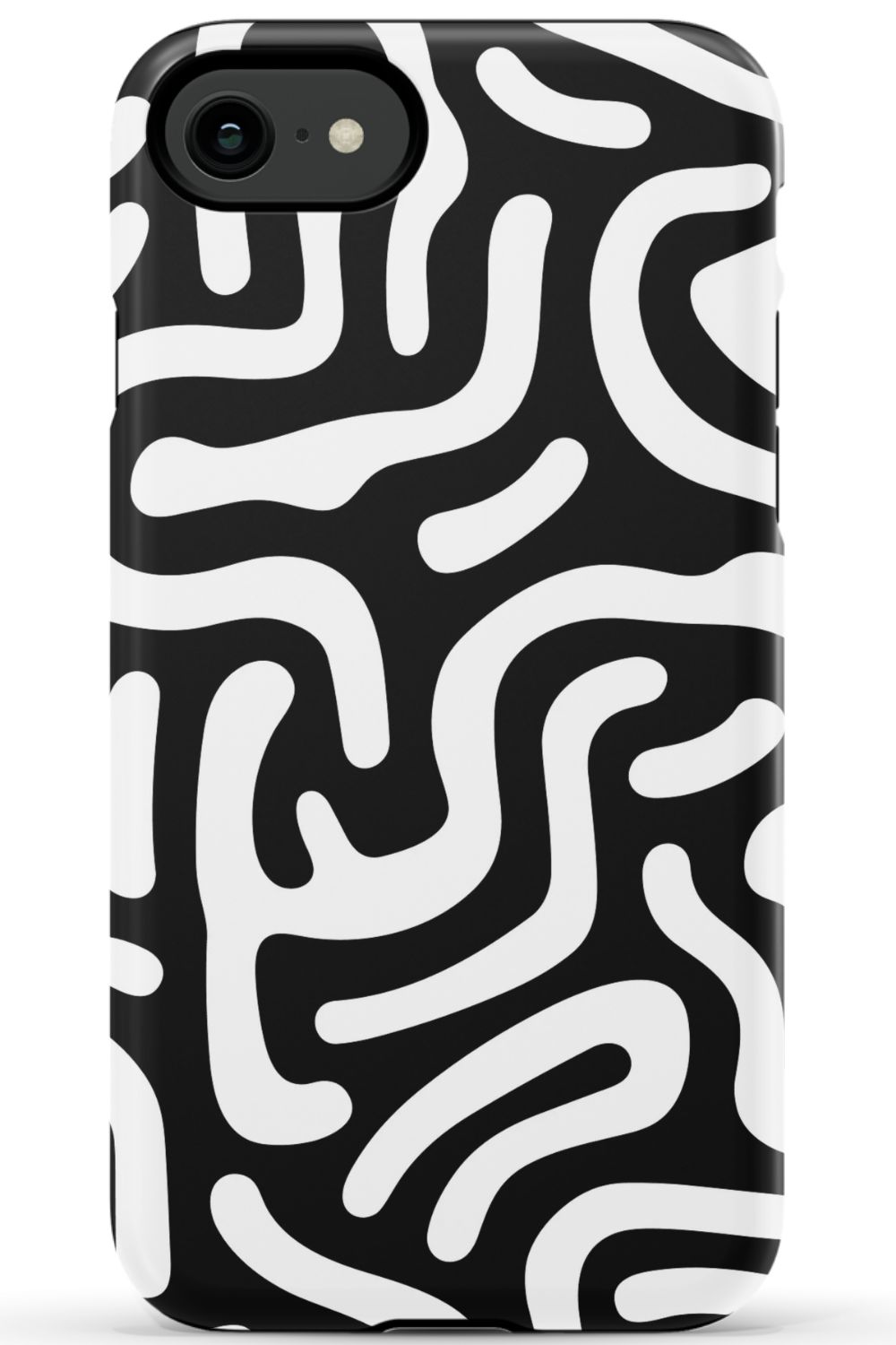 Monochrome Strokes Phone Case - B7Cases