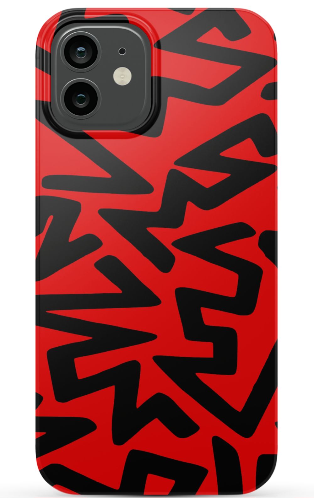 Red Abstract Shapes Phone Case - B7Cases