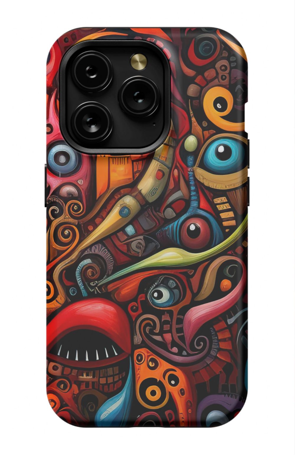 Psychedelic Eyes Graffiti Phone Case - B7Cases