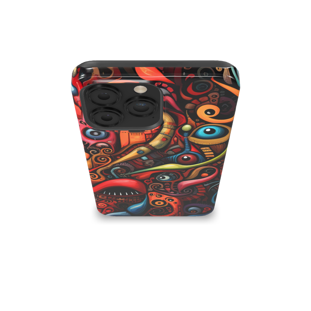 Psychedelic Eyes Graffiti Phone Case - B7Cases