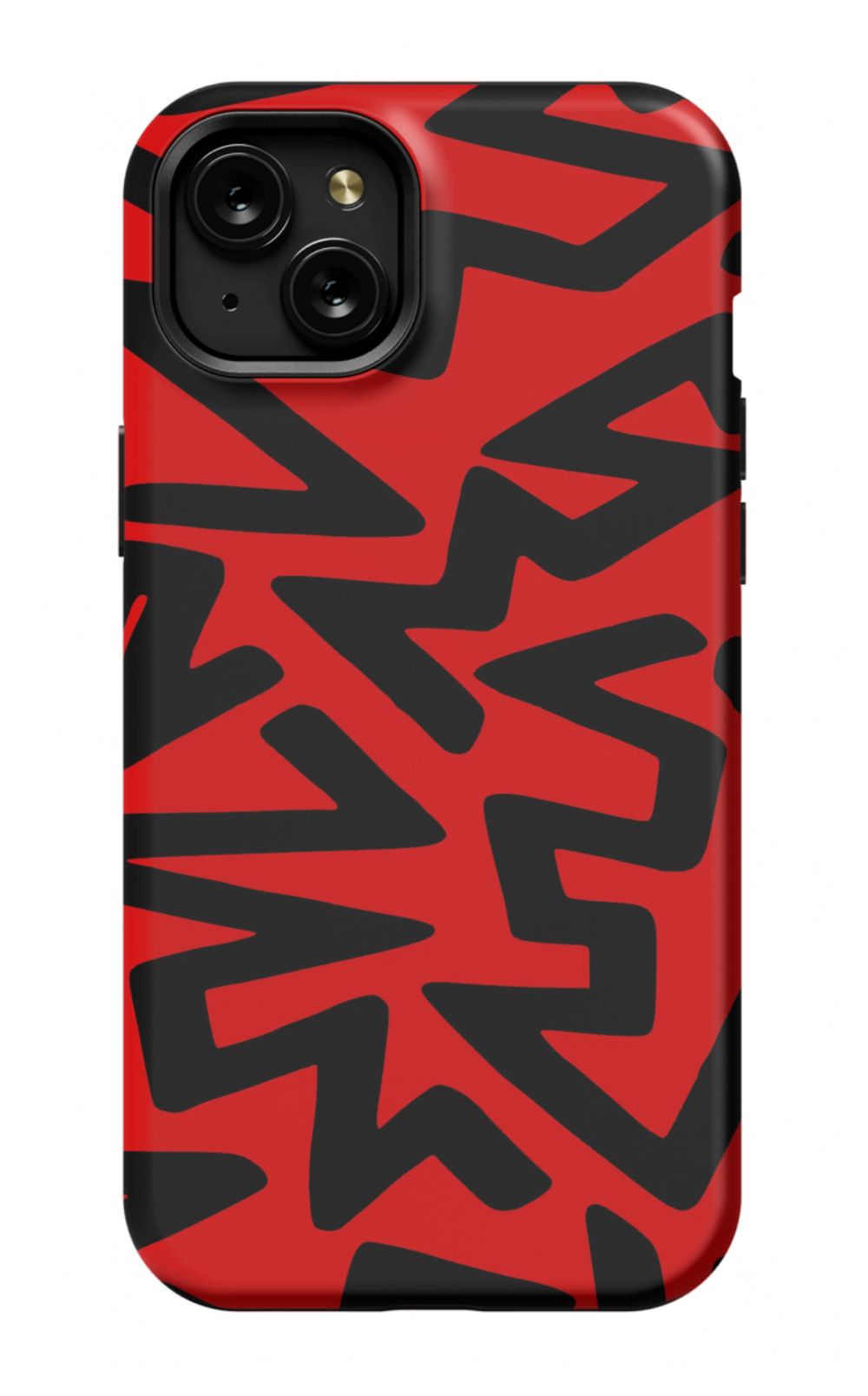 Red Abstract Shapes Phone Case - B7Cases