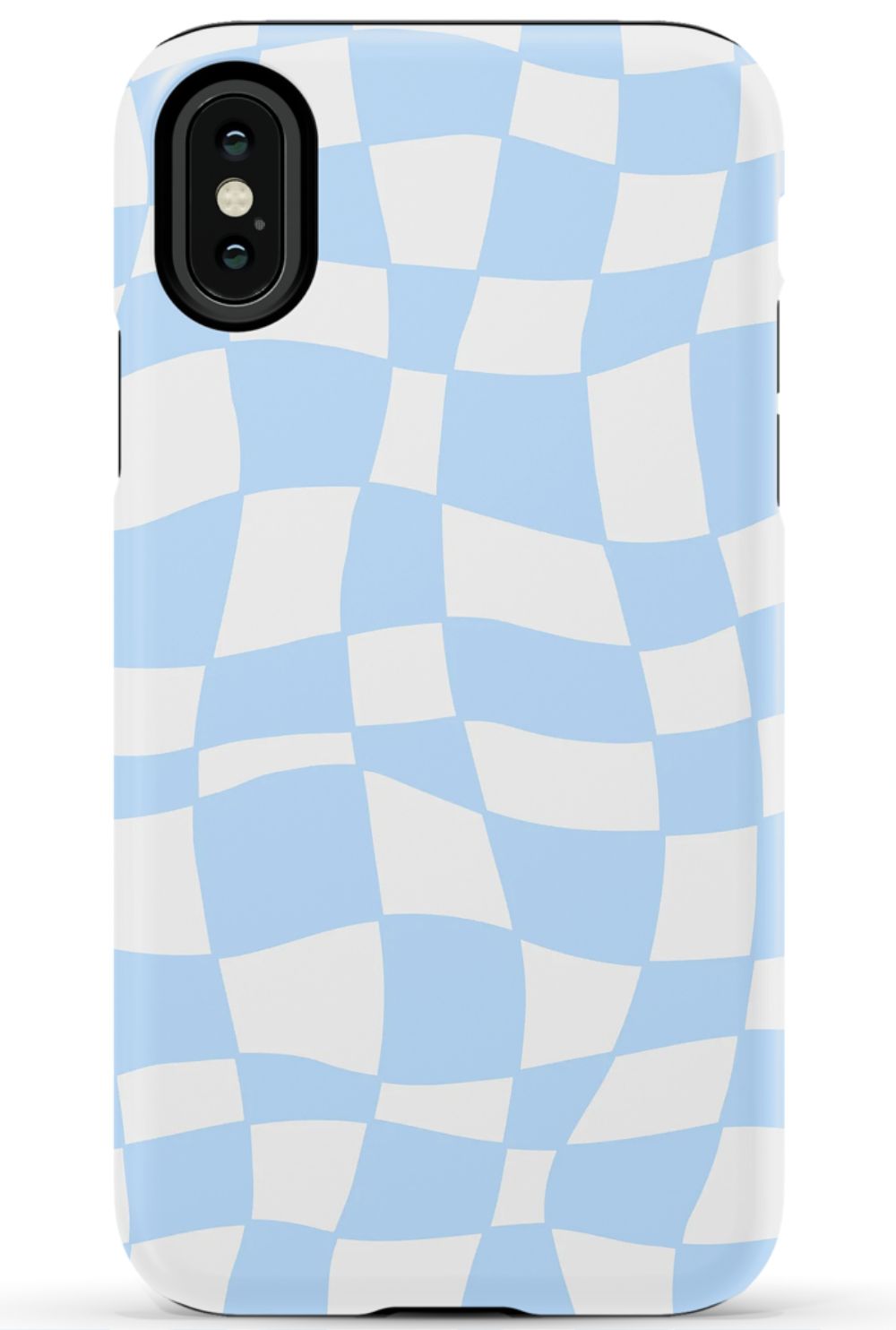 Light Blue Checkered Phone Case - B7Cases