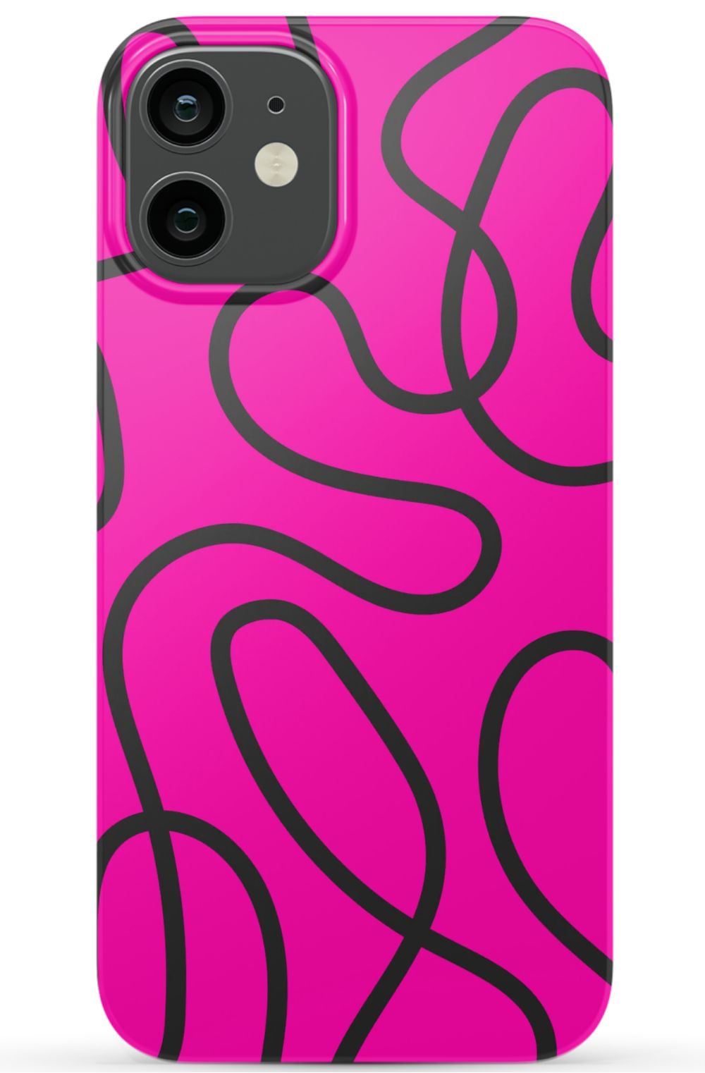 Pink Abstract Squiggles Phone Case - B7Cases