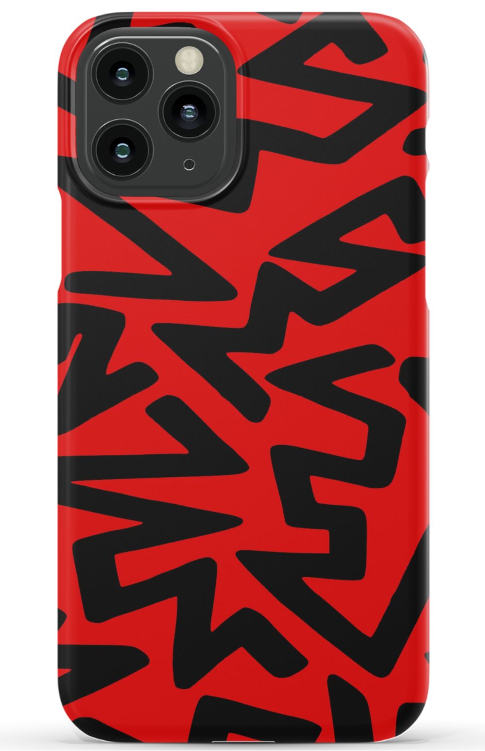 Red Abstract Shapes Phone Case - B7Cases
