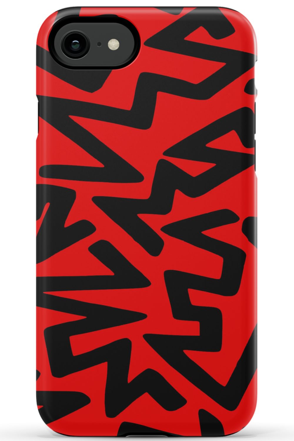 Red Abstract Shapes Phone Case - B7Cases