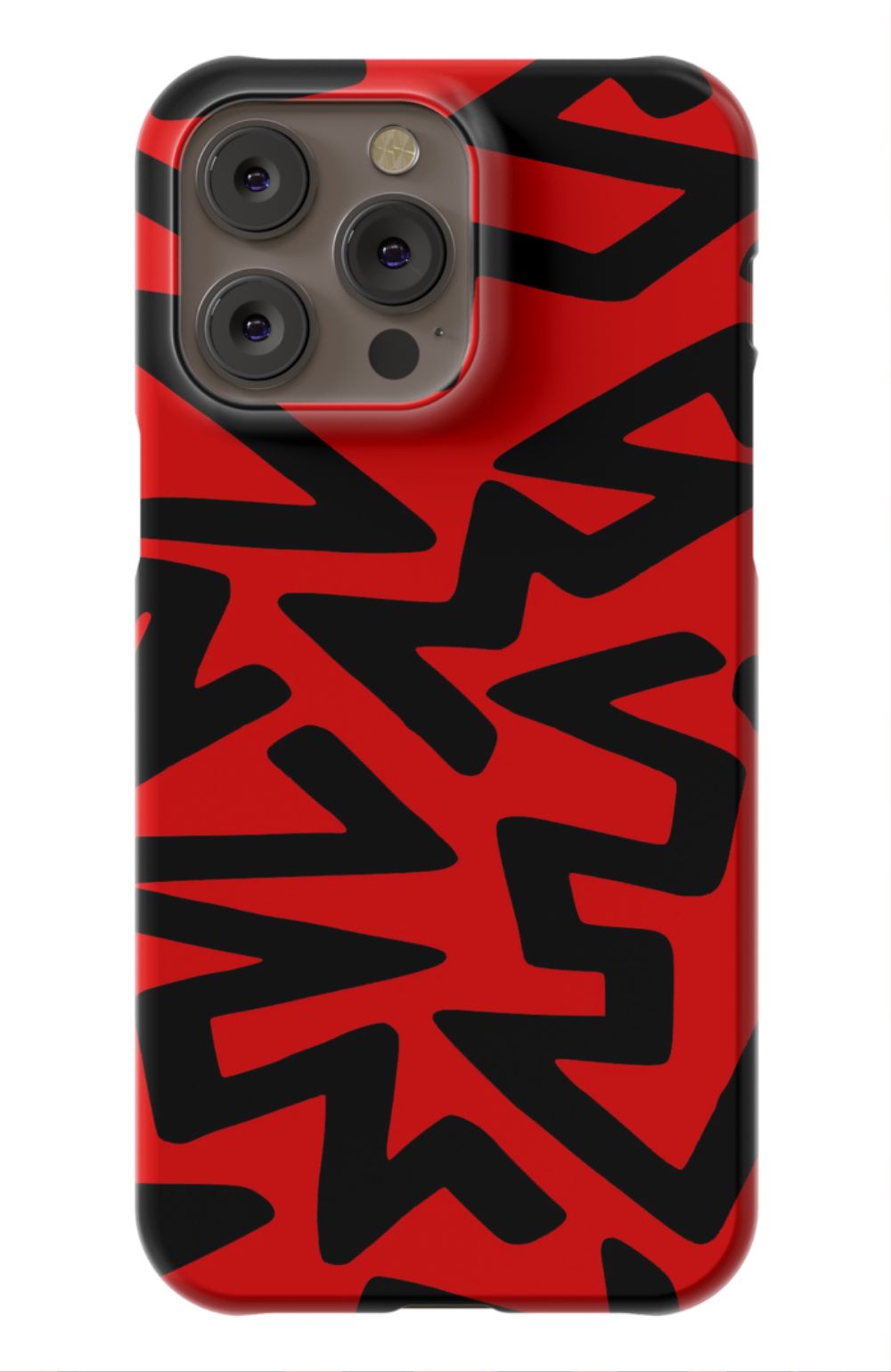 Red Abstract Shapes Phone Case - B7Cases