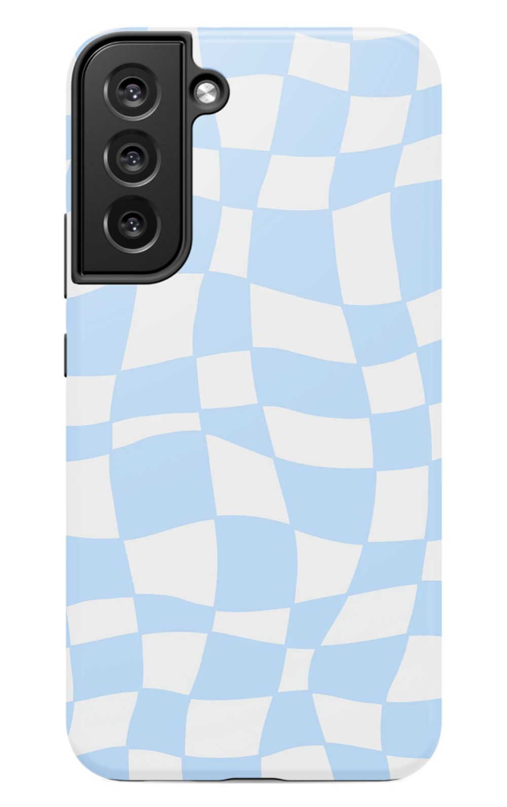 Light Blue Checkered Phone Case - B7Cases