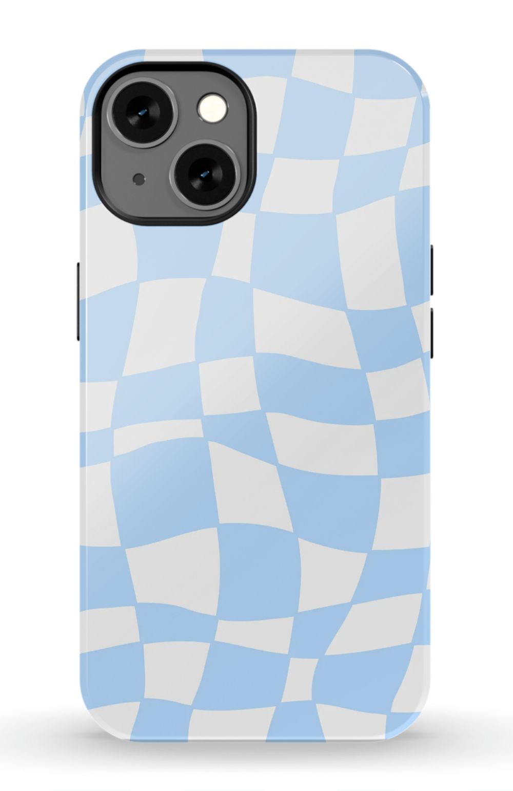Light Blue Checkered Phone Case - B7Cases