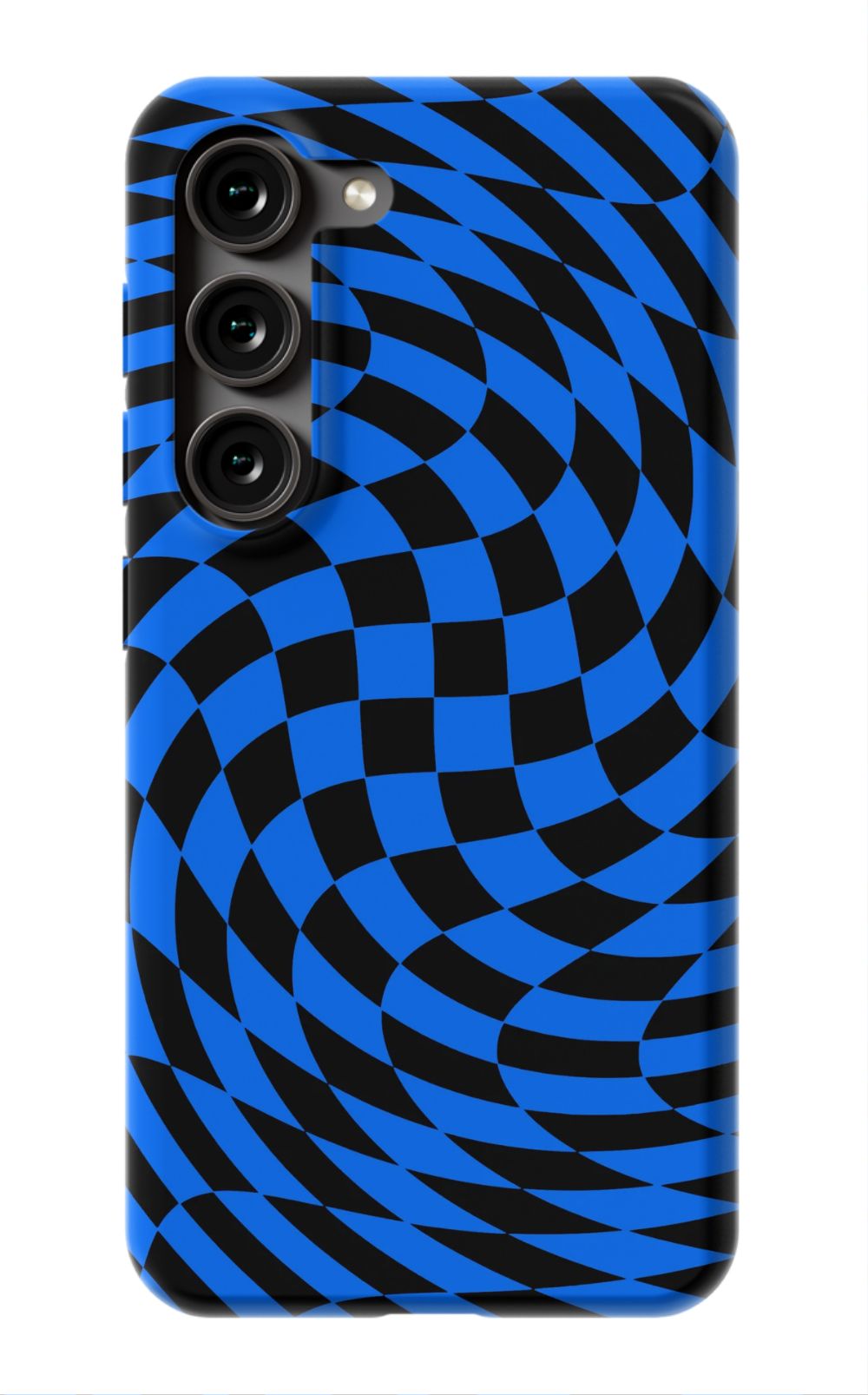 Twisted Blue Checkered Phone Case - B7Cases