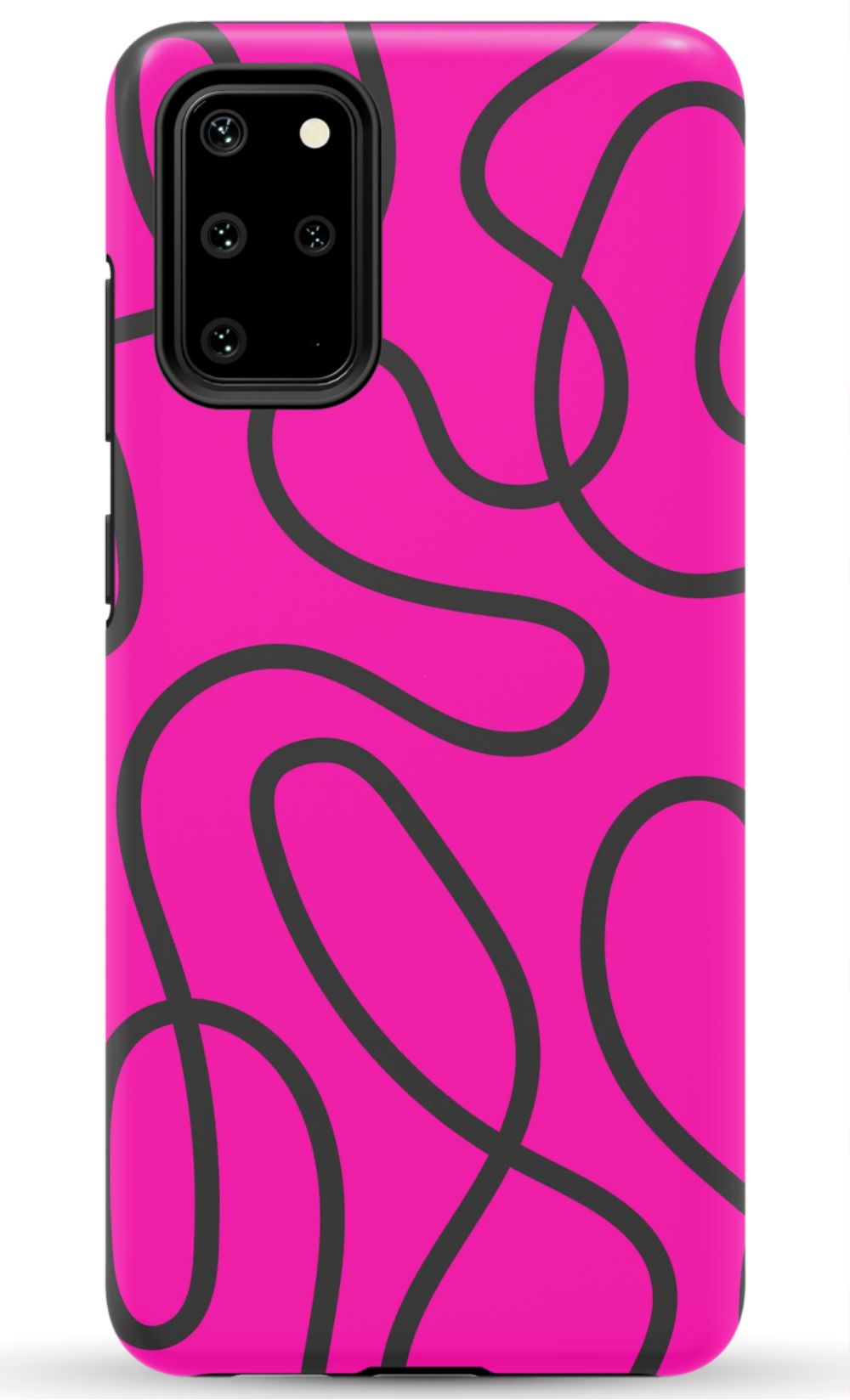 Pink Abstract Squiggles Phone Case - B7Cases