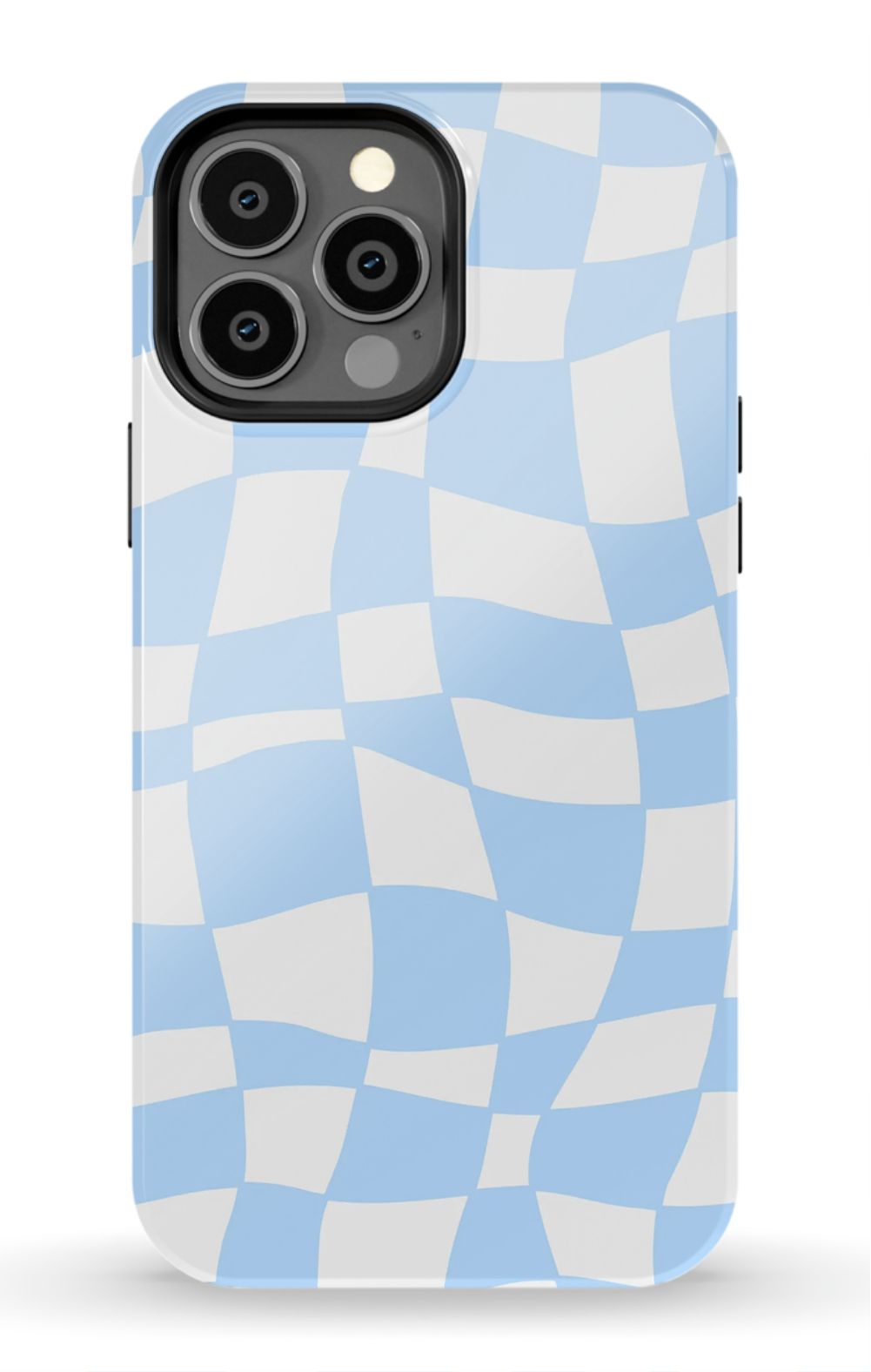 Light Blue Checkered Phone Case - B7Cases
