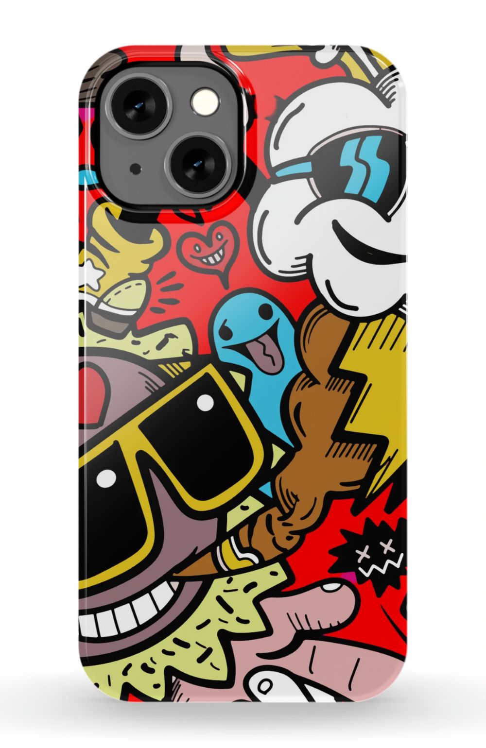 Street Bombing Graffiti Phone Case - B7Cases