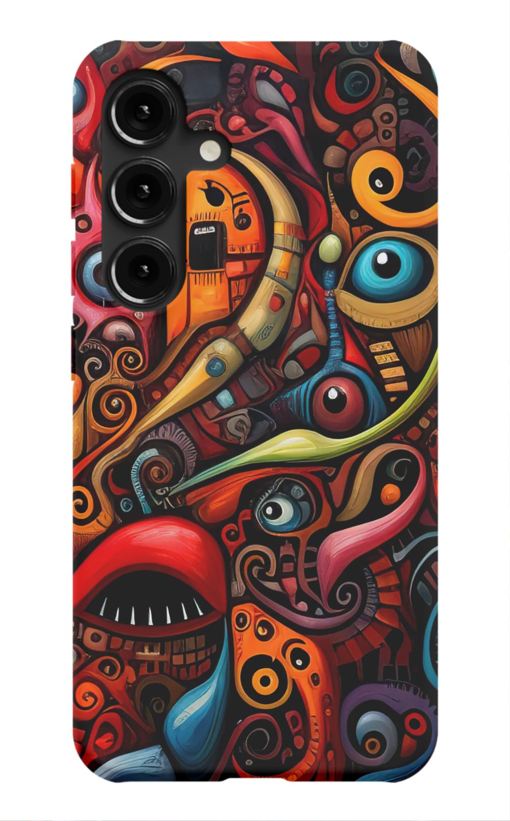 Psychedelic Eyes Graffiti Phone Case - B7Cases