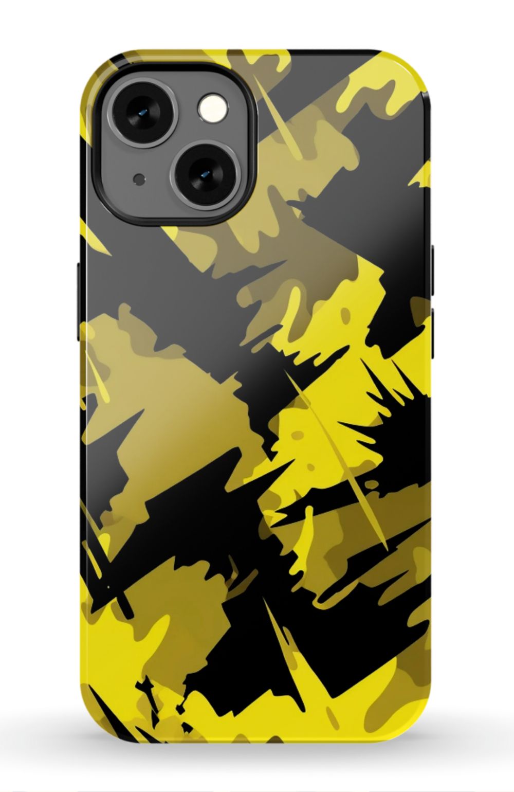 Yellow Blazing Camo Phone Case - B7Cases