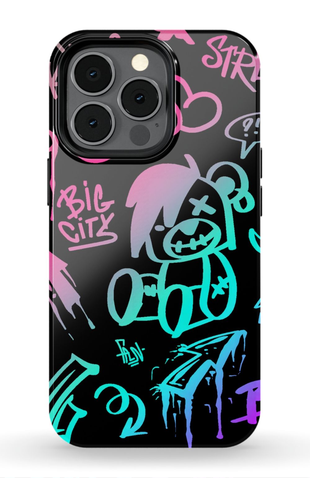 Neon Stickers Graffiti Phone Case - B7Cases