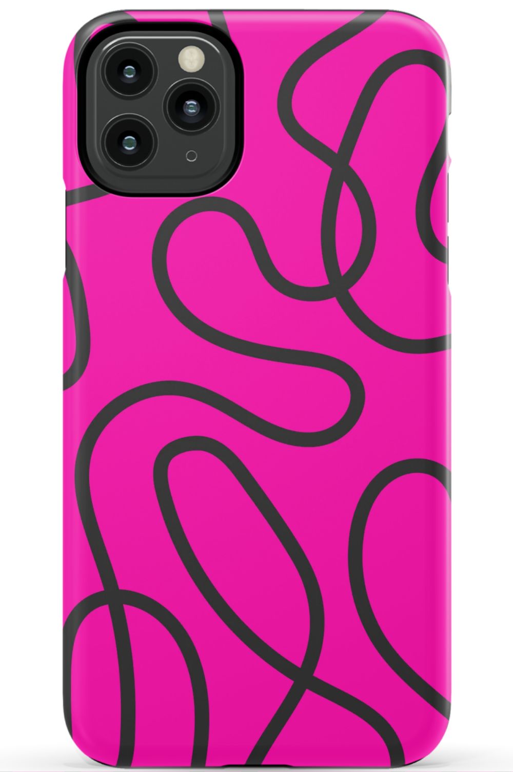 Pink Abstract Squiggles Phone Case - B7Cases