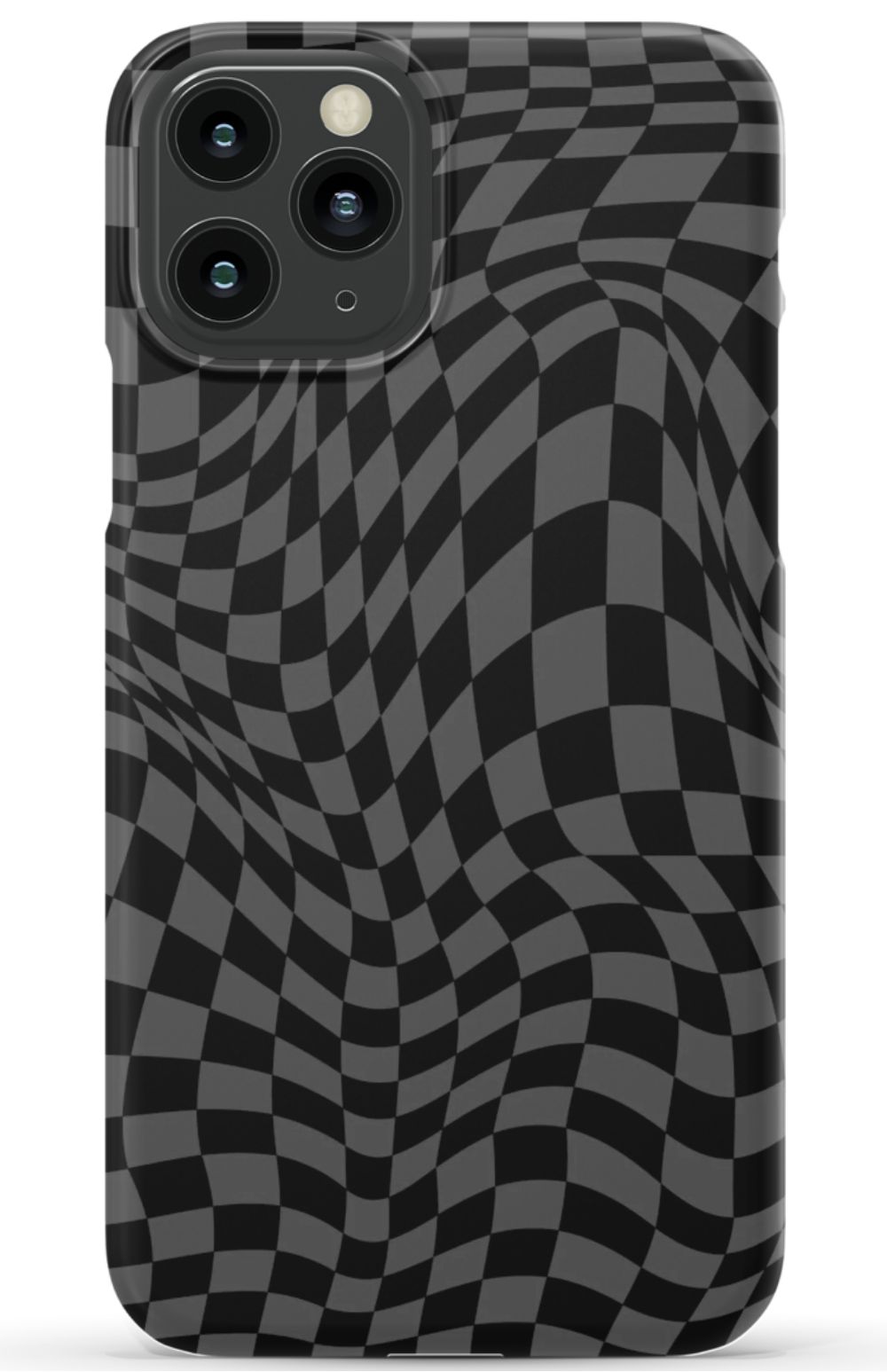 Gray Distorted Checkered Phone Case - B7Cases