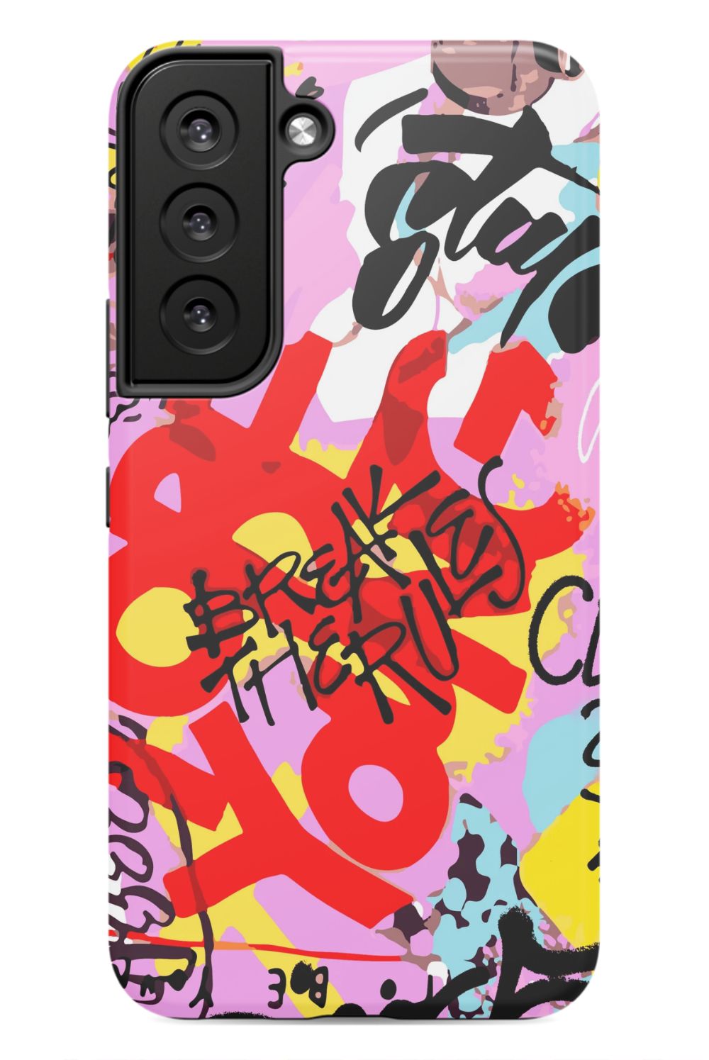 Break The Rules Graffiti Phone Case - B7Cases