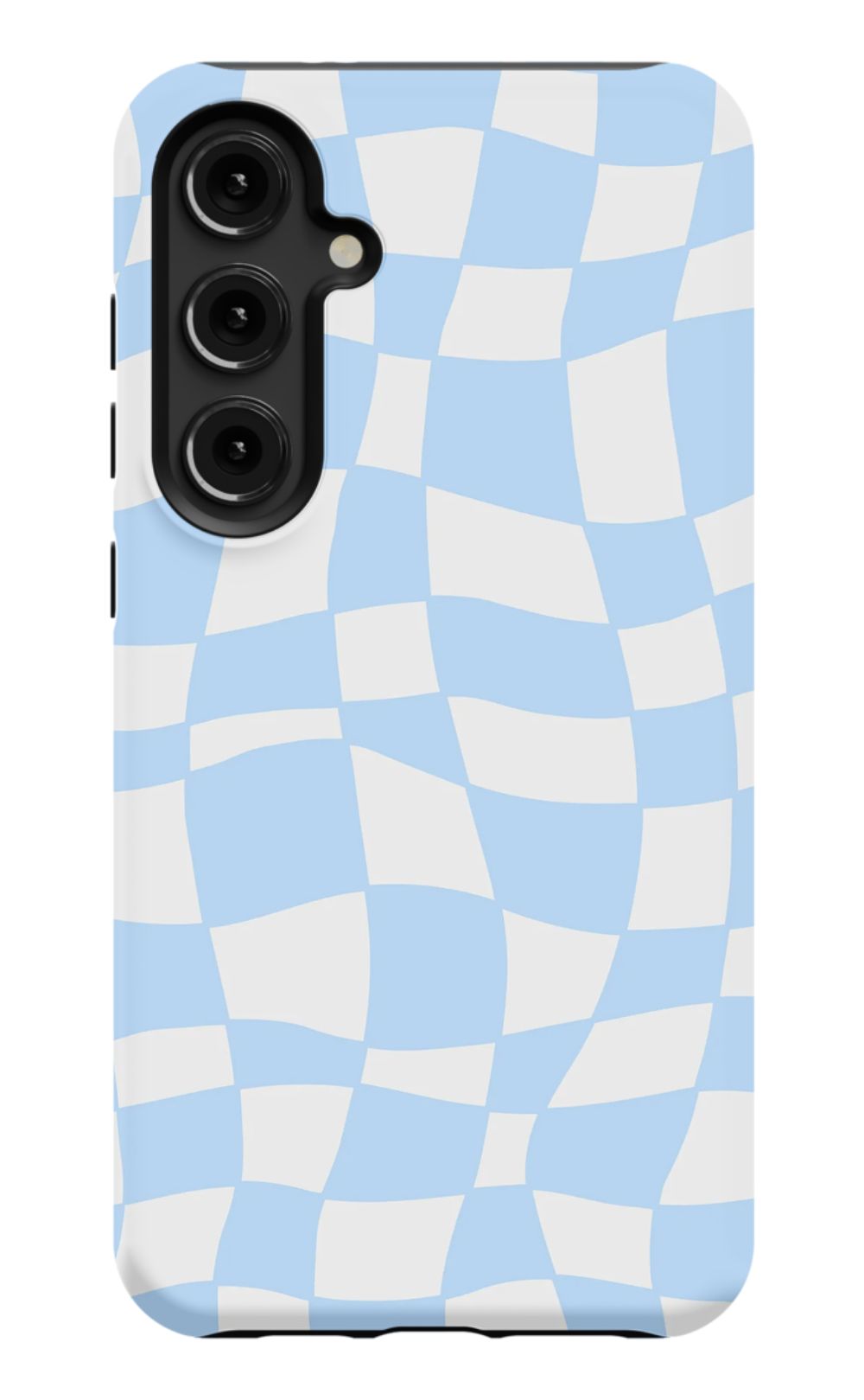 Light Blue Checkered Phone Case - B7Cases