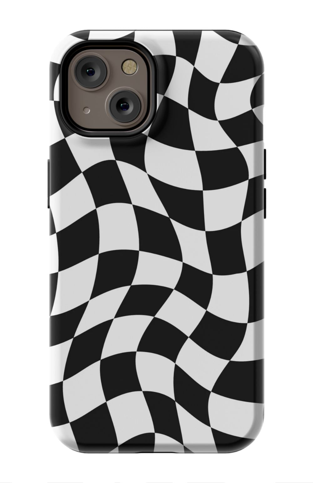 Black White Checkered Phone Case - B7Cases