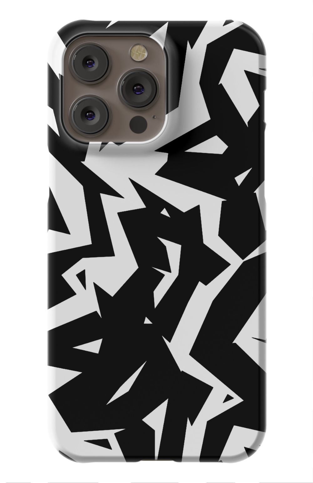 Black White Fragments Phone Case - B7Cases
