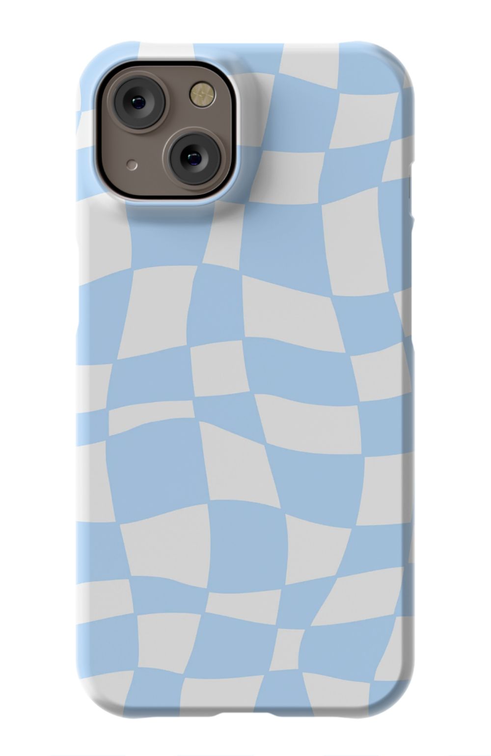 Light Blue Checkered Phone Case - B7Cases