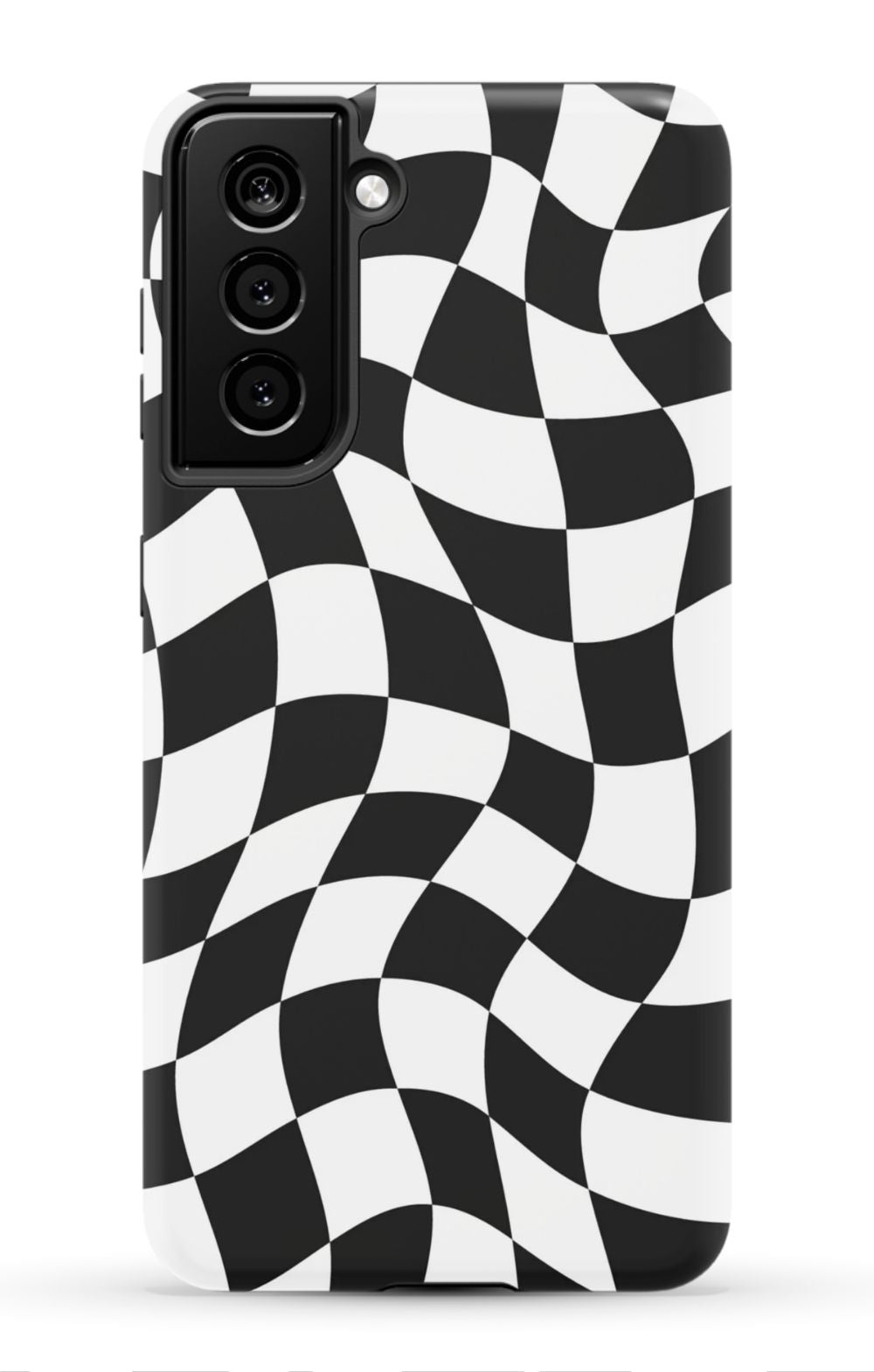Black White Checkered Phone Case - B7Cases