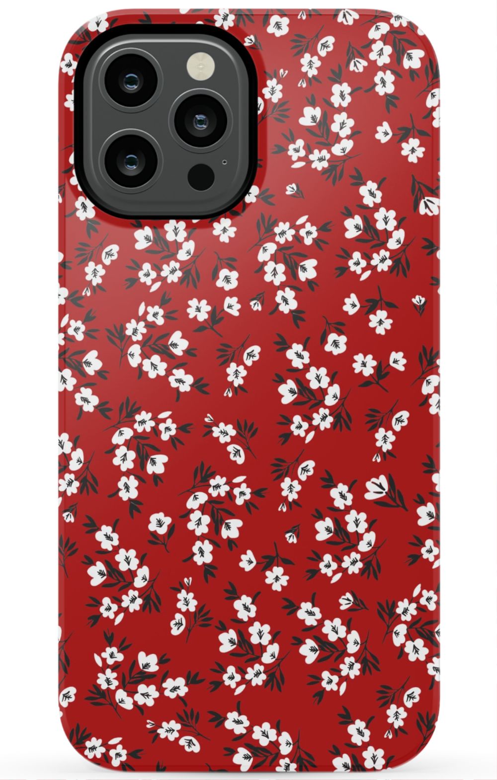 Red Blooming Phone Case - B7Cases