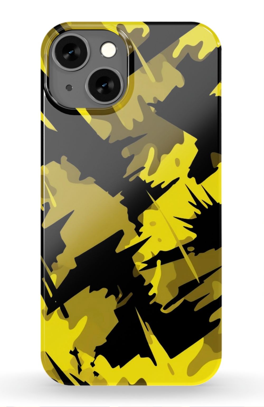 Yellow Blazing Camo Phone Case - B7Cases