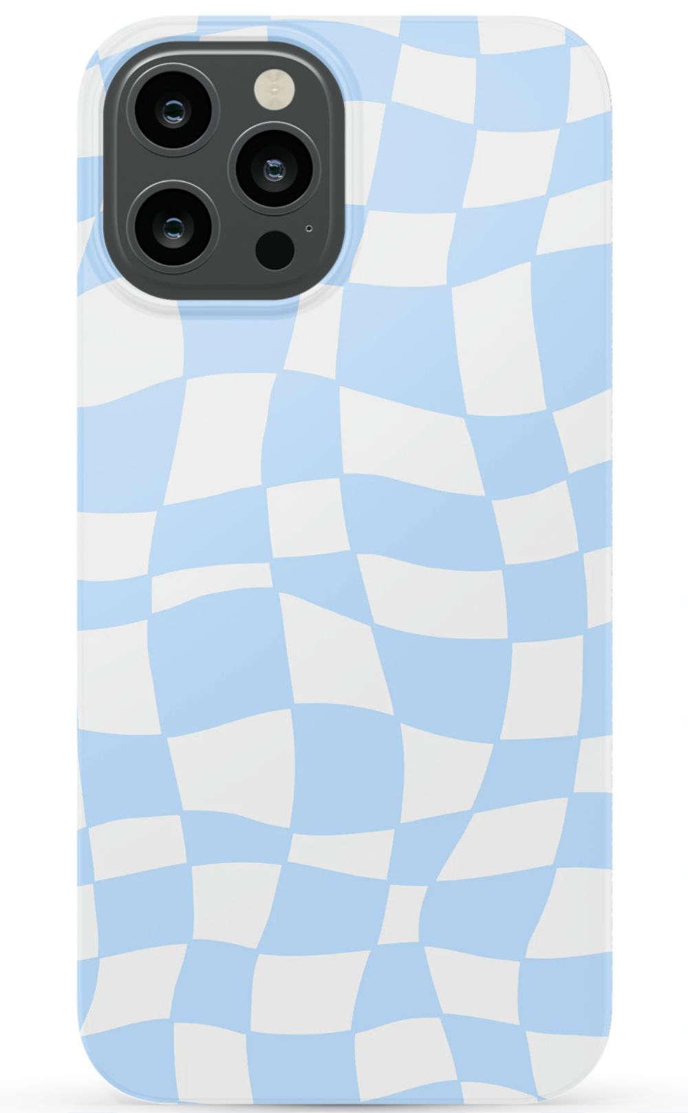 Light Blue Checkered Phone Case - B7Cases