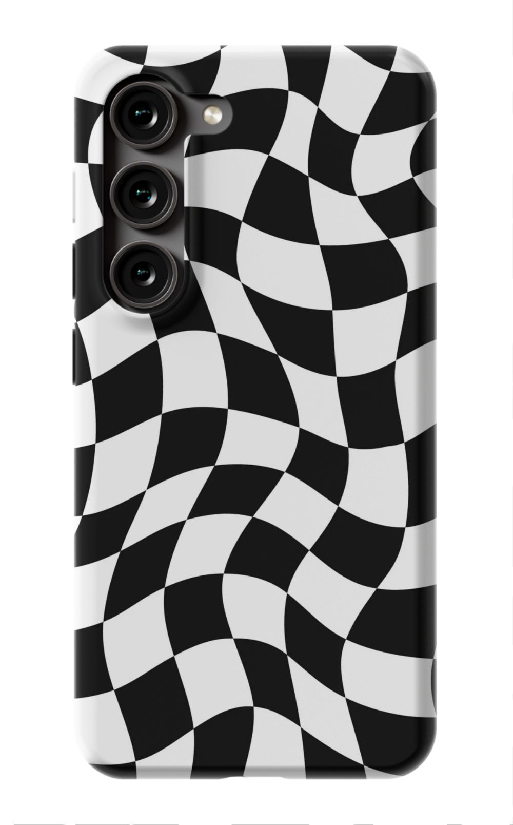 Black White Checkered Phone Case - B7Cases